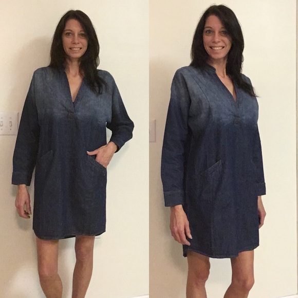 Denim Ombré Dress - Picture 2 of 3